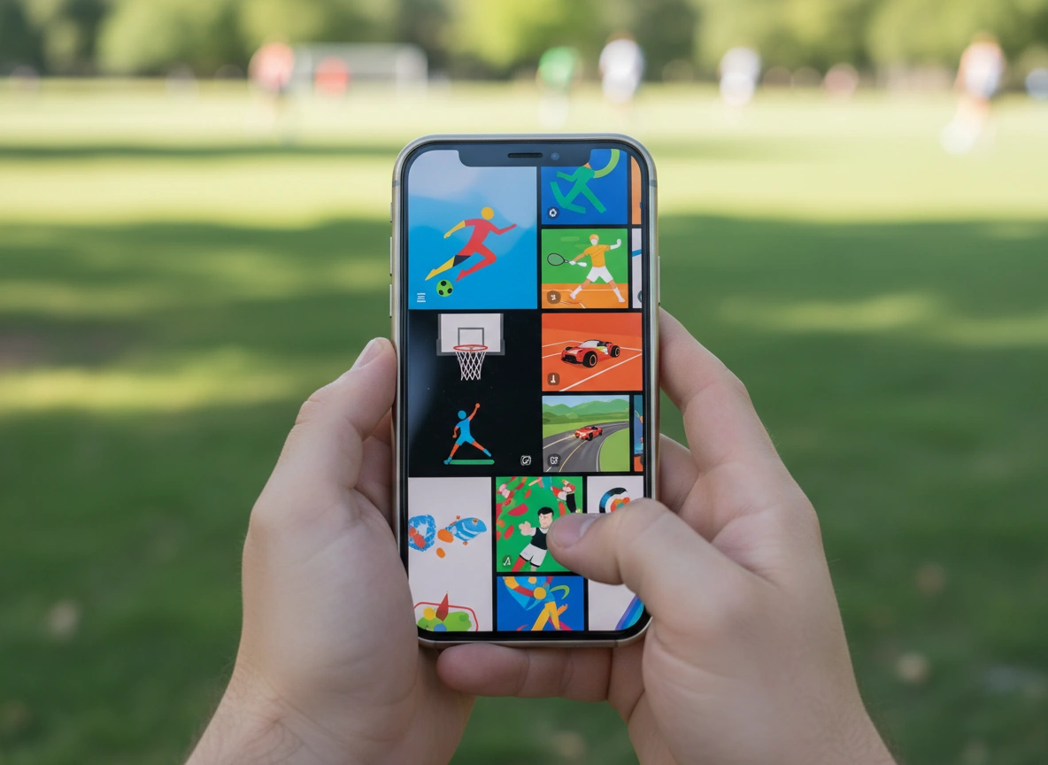 Smartphone-Ansicht mit der Spieltagsübersicht der europäischen Königsklasse.